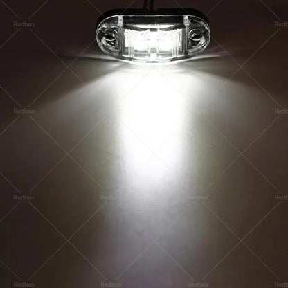 LED Side Marker Clearance Lights for Trailer Truck RV 12/24V