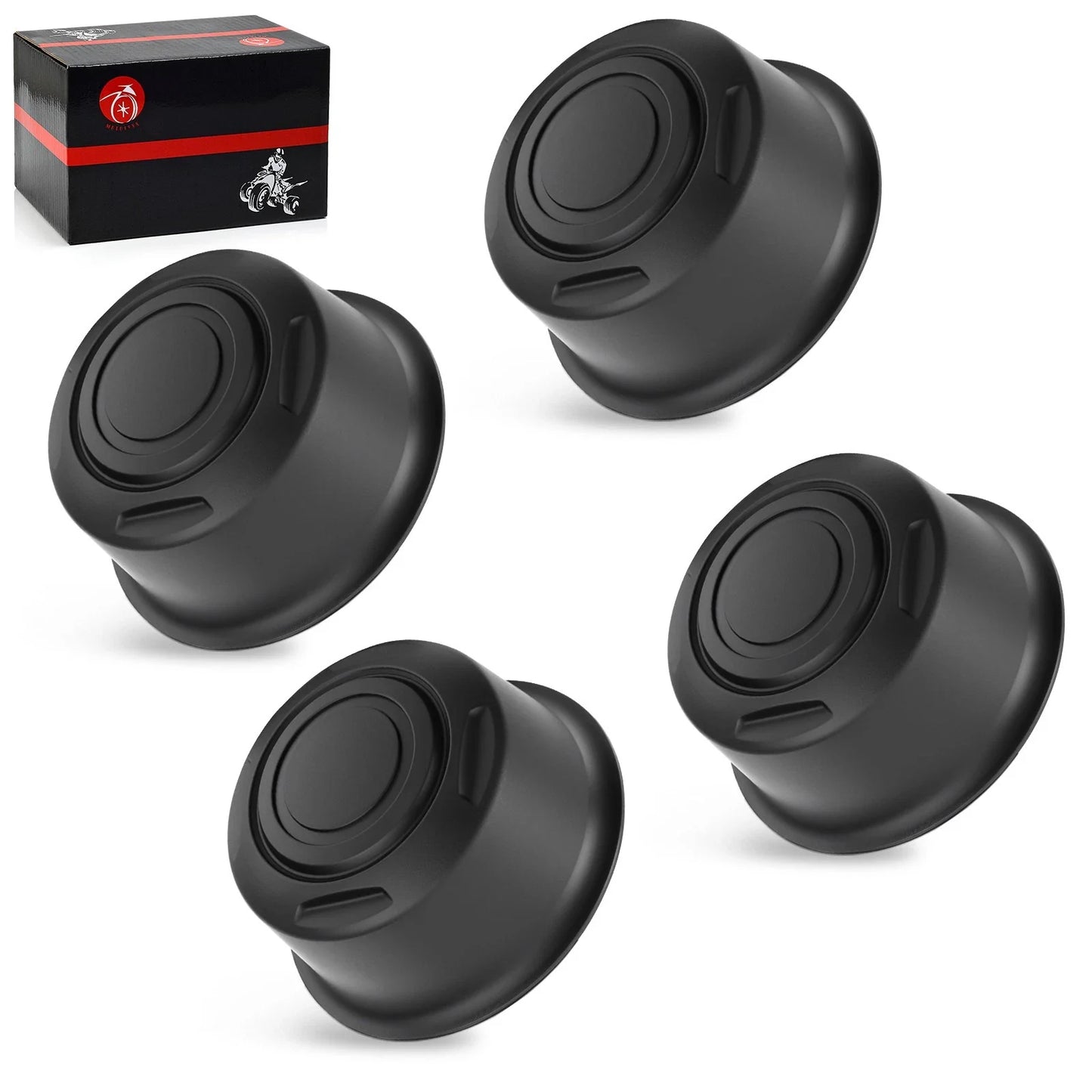 4X Wheel Center Dust Caps for Yamaha Grizzly Front Rear (2002–2018)