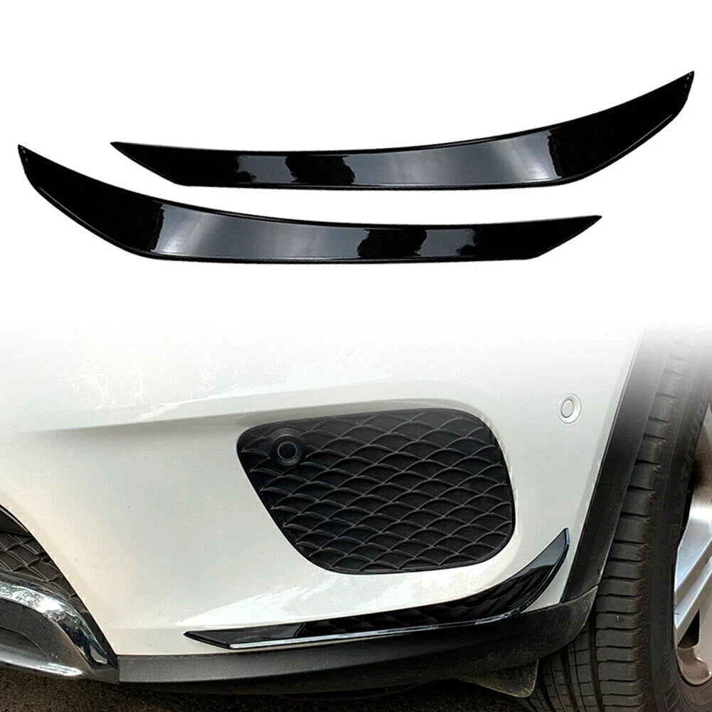 Black Front Bumper Lip Splitter Spoiler for Mercedes Benz GLB (2020-2021)