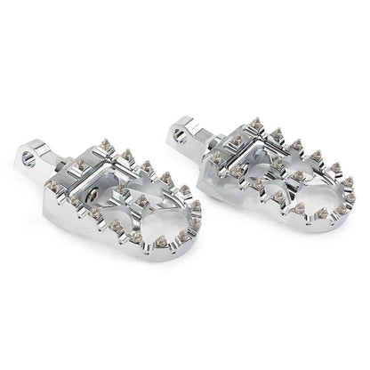 Wide Foot Pegs MX Style for Harley Dyna Sportster Iron 883 Fatboy