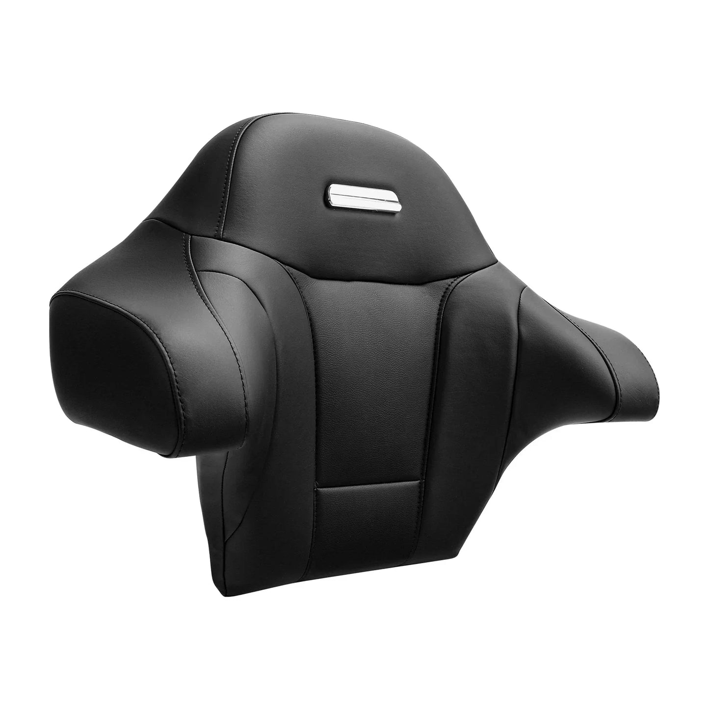 Black Rear Passenger Backrest Pad for Harley Touring Ultra Limited (2014-2024)