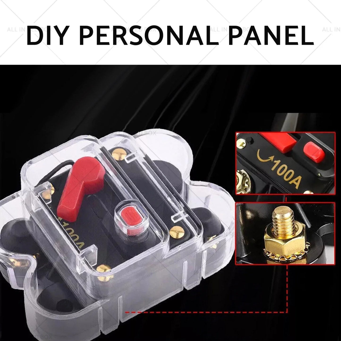 12 Gang LED Control Panel 12V 24V 100A for Truck SUV UTE