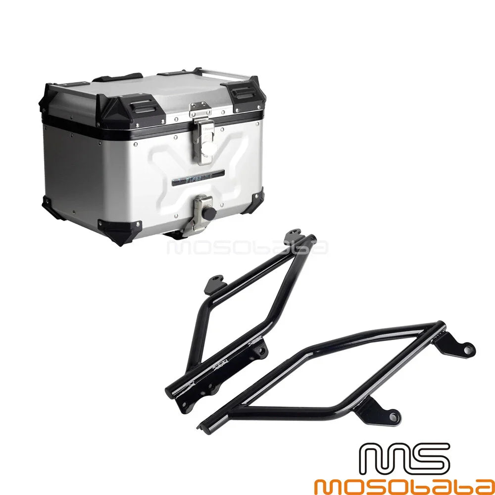 42L Rear Luggage Case & Tail Rack for Harley Softail Fat Bob (2018-2023)