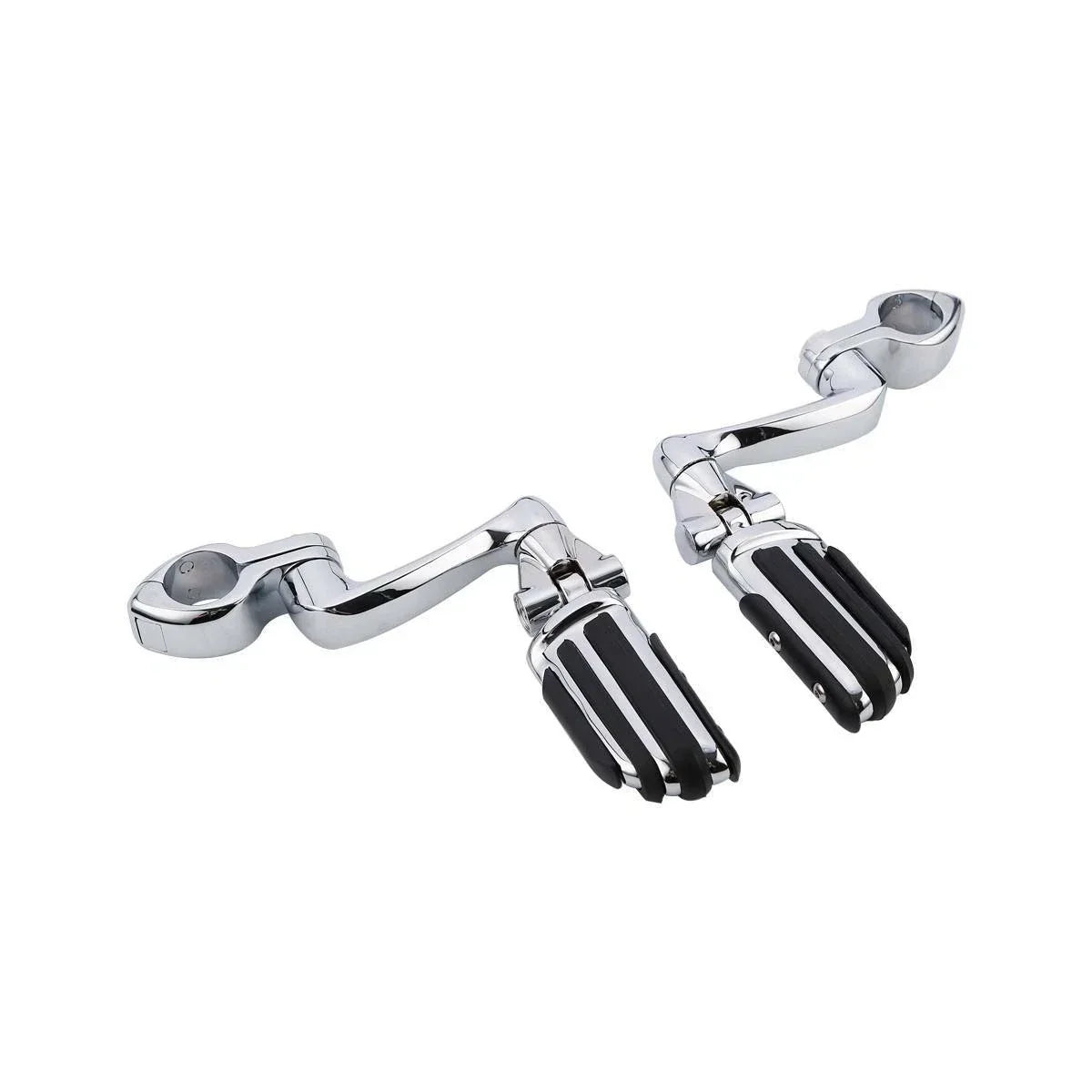 32mm Adjustable Highway Foot Peg Mount Clamps for Harley Touring Softail
