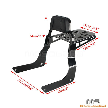Low Profile Luggage Rack Sissy Bar for Harley FXFB (2018-2019)