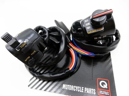 Left Right Handlebar Switch Block Assembly Set for Kawasaki Z1 (1973)