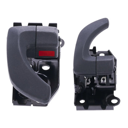 Door Handle Inner 2x Grey for Hyundai Santa Fe (2000–2005)