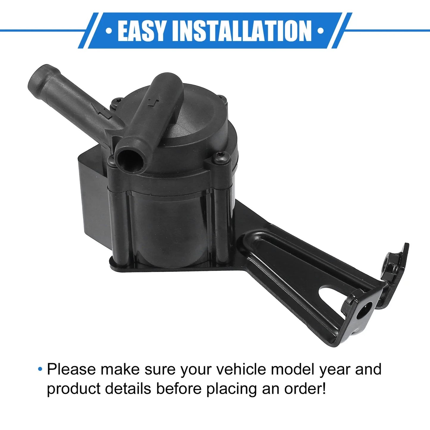 Auxiliary Engine Water Pump Cooling Inverter for BMW 550i M5 M6 X5 Black