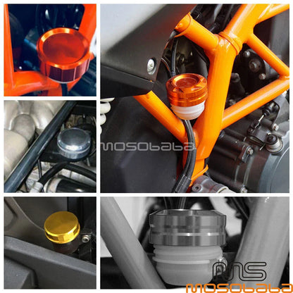 Dirt Bike Oil Fluid Cap Brake Reservoir Cover for Yamaha Kawasaki BMW