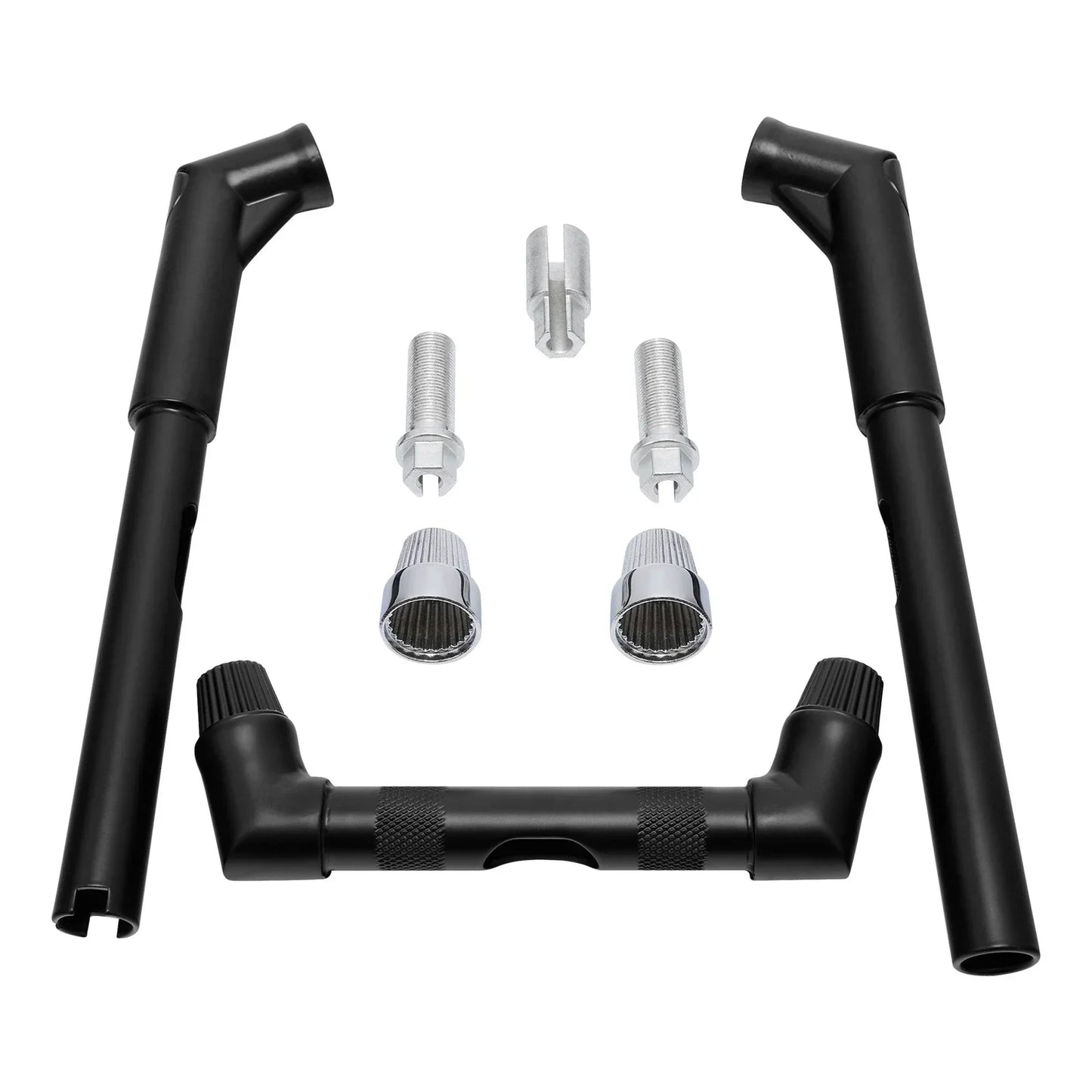 4" Rise 1-1/4" Ape Hanger Handlebar for Harley Dyna Sportster (2004-2023)
