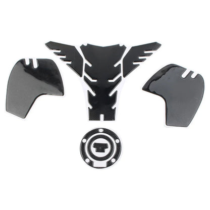 3D Carbon Fiber Tank Pad Decal for Yamaha MT-09 (2014-2023)