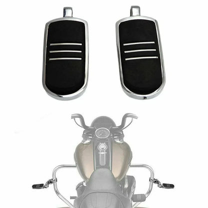 Chrome Foot Pegs Footrests for Harley Sportster Iron XL 1200 XL883 Dyna (2004-2023)
