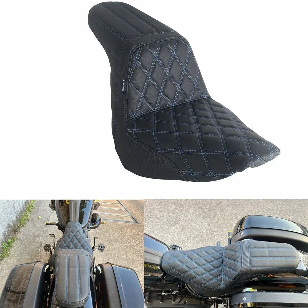 Comfortable Step-Up LS Seat for Harley Softail Sport Glide Low Rider '18-Up