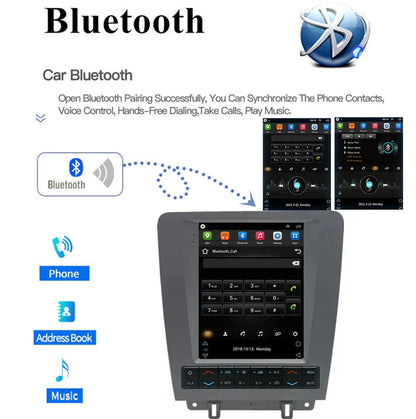 9.7" Vertical Stereo Radio GPS Navigation for 2010-2014 Ford Mustang