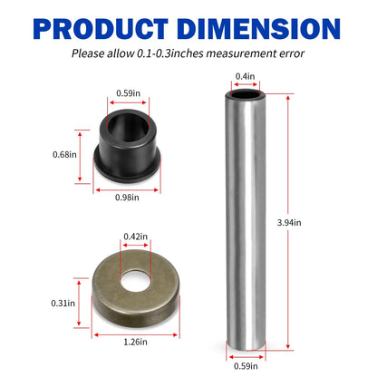 Top J-Arm Bearing Bushing Rebuild for Yamaha Banshee 350 YFZ350 (1987–1990)