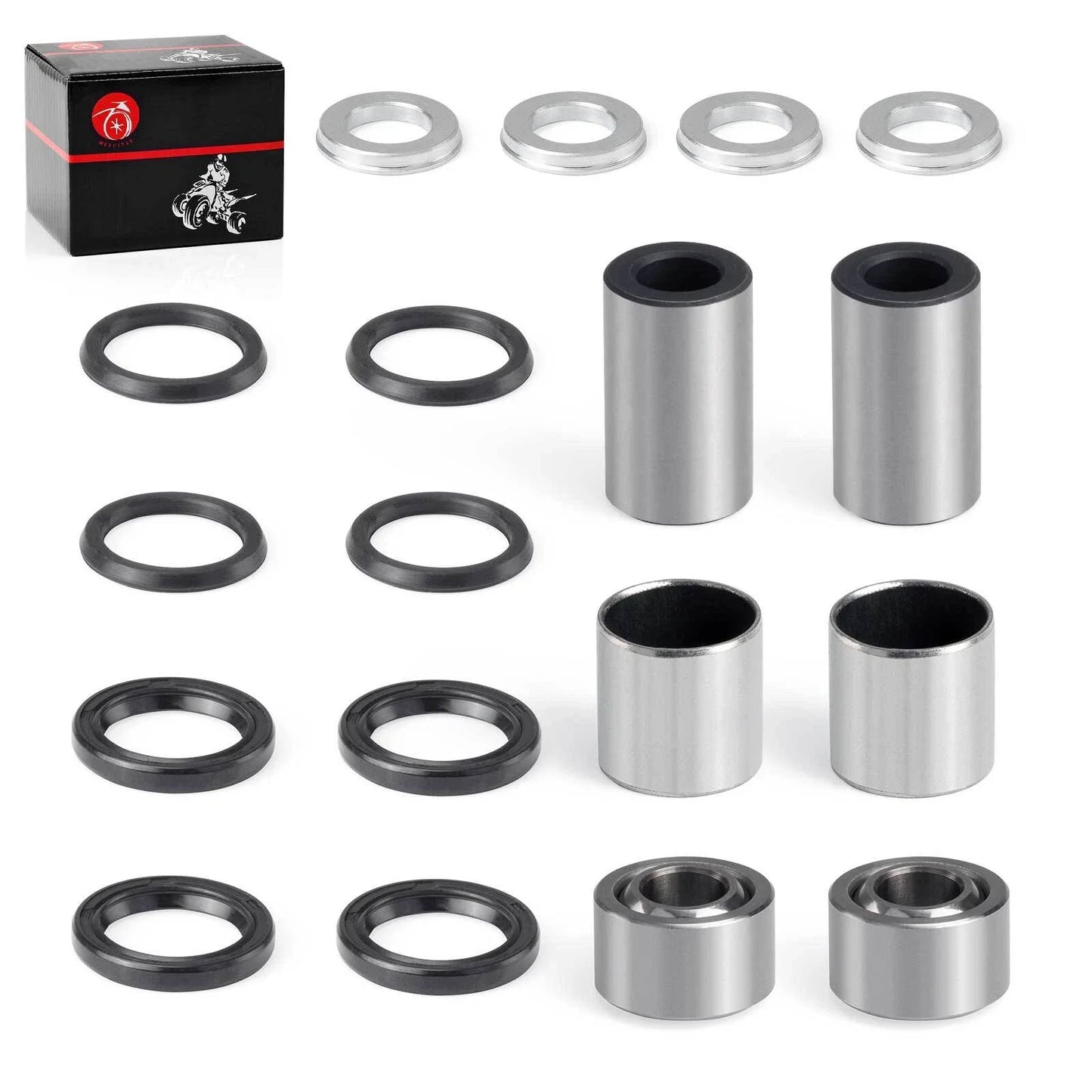 2x Front Shock Bushing Seal Kit for Honda Sportrax 400 TRX400EX TRX 400EX (1999–2004)
