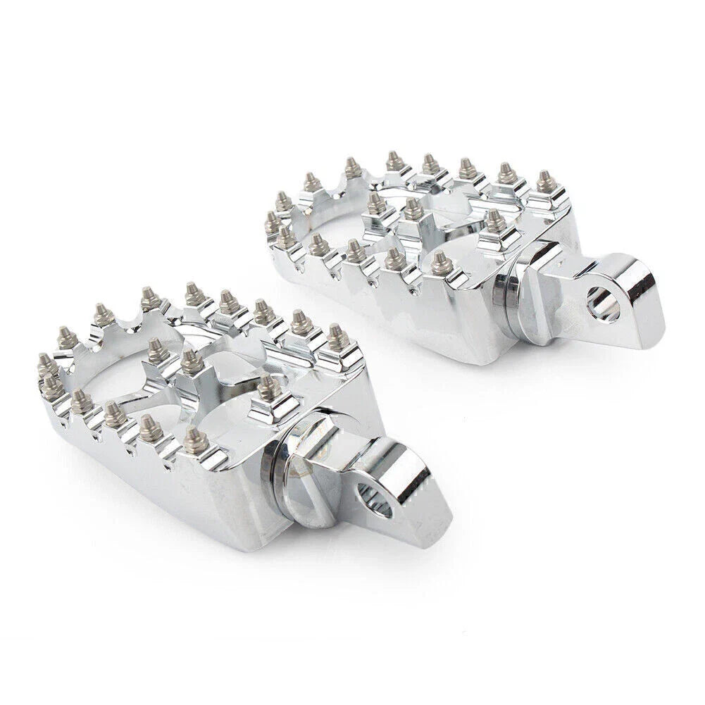 Wide Foot Pegs MX Style for Harley Dyna Sportster Iron 883 Fatboy