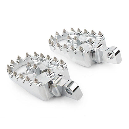 Wide Foot Pegs MX Style for Harley Dyna Sportster Iron 883 Fatboy