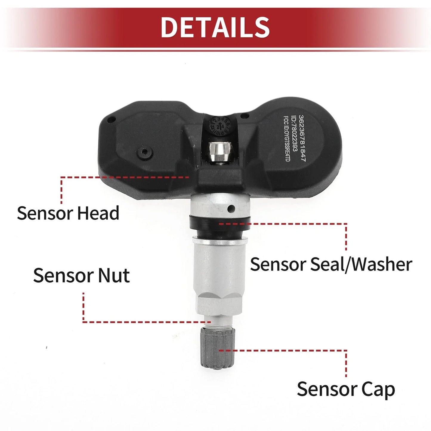 Tire Pressure Sensor for Mini Cooper Countryman (2011 - 2013) 433MHz