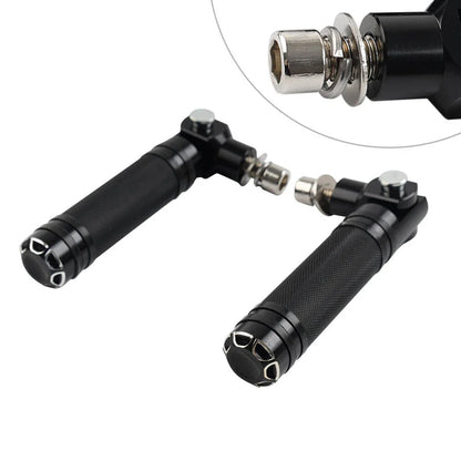 CNC Motorcycle Foldable Footrests Footpeg Pedals for Universal Models