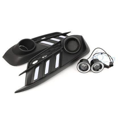 LED DRL Fog Light Projector & Angel Eye Kit for Honda Civic (2016-2018)