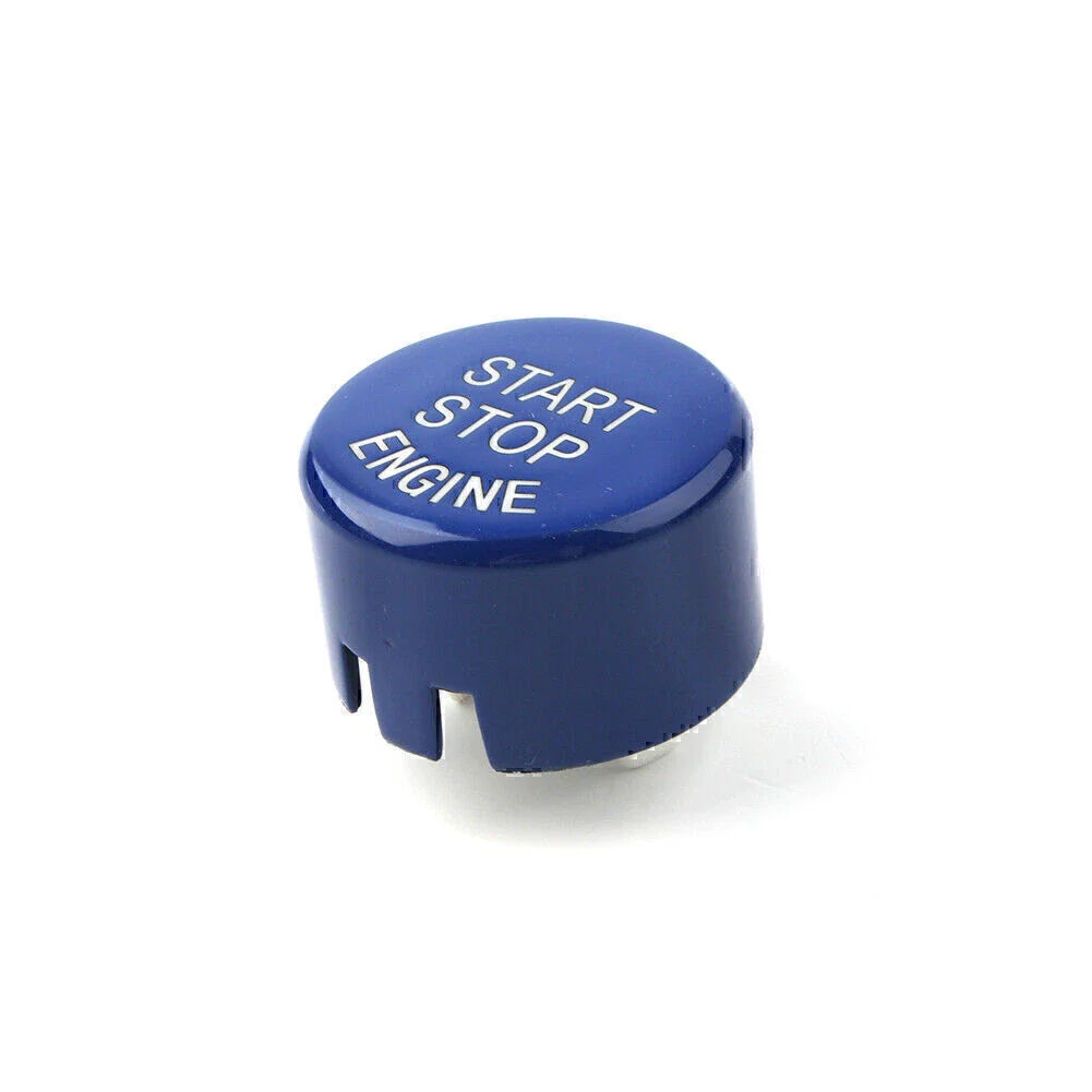 Blue Engine Start Stop Button Cover Trim for BMW 5 Series G30 (2017-2023)