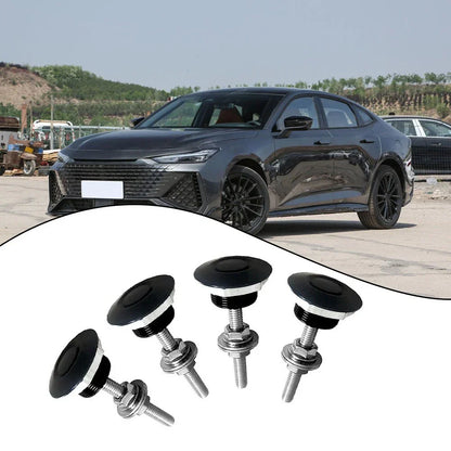 4 x Aluminum Fasteners for Car Trunk Fender Hatch Lid