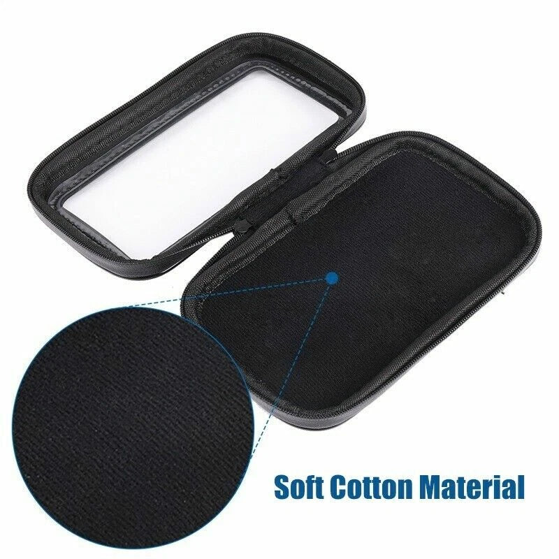 Waterproof Handlebar Bag for Motorcycle Bike Cell Phone GPS Case