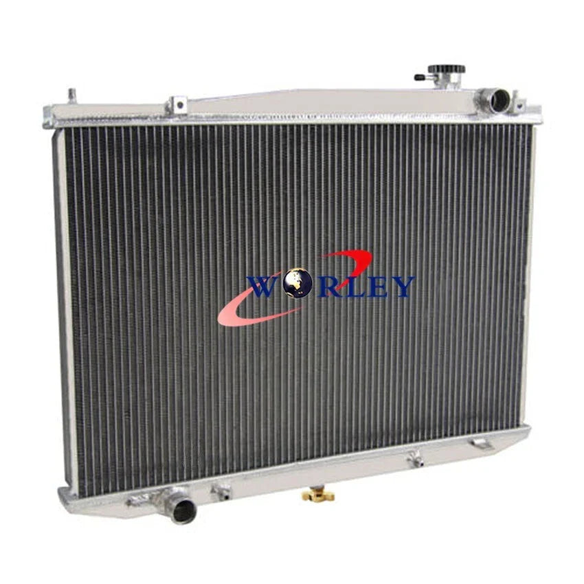 3 Row Aluminum Radiator for Nissan Navara D22 1997-2001 3.2L Diesel