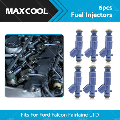 6 x Fuel Injectors for Ford BA BF Falcon XT Fairlane XR6 Territory (2002-2008)