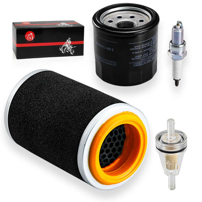 Air Filter & Guide Cage Cap Oil Filter for Yamaha Kodiak 400 450 (2006–2014)