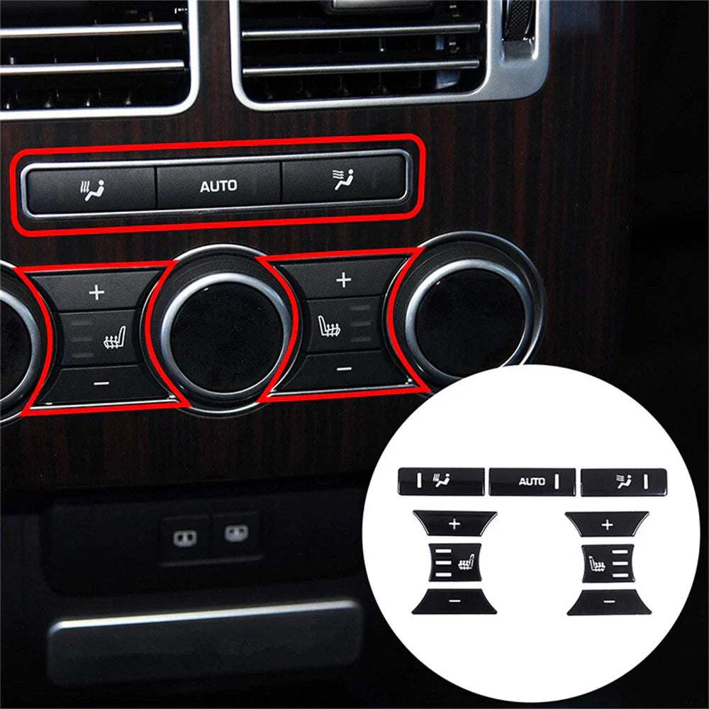 Rear Row Air Conditioning Switch Button Decal for Range Rover Vogue (13-17)