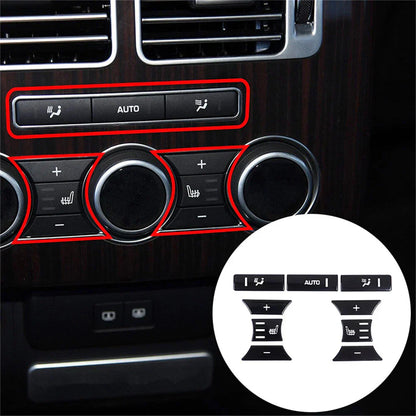 Rear Row Air Conditioning Switch Button Decal for Range Rover Vogue (13-17)