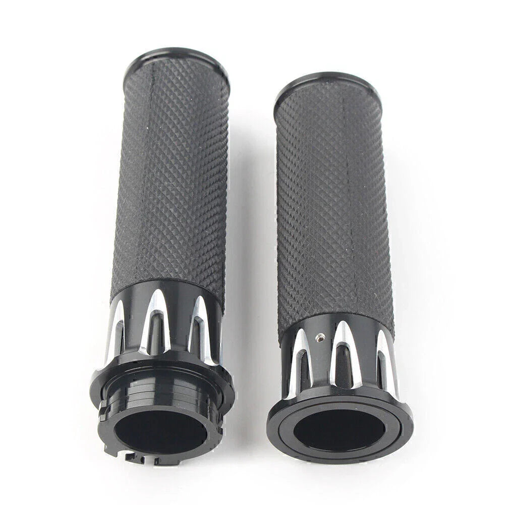 1'' Handle Bar Hand Grip for Harley Touring, Street Glide, Softail, Dyna
