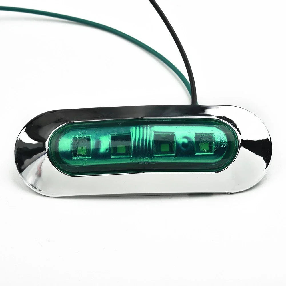 Boat Navigation Lights 12V 24V Waterproof LED Marine Utility Lights 4 Pack