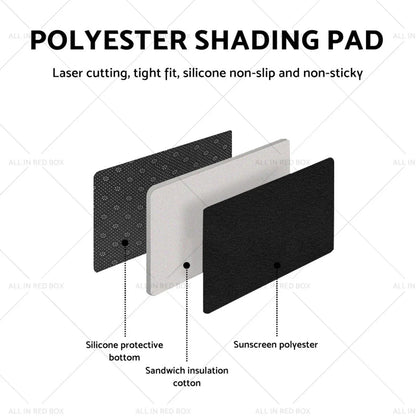 Non-Slip Dash Mat for Mazda CX-3 DK 2015-2023, Black, Polyester
