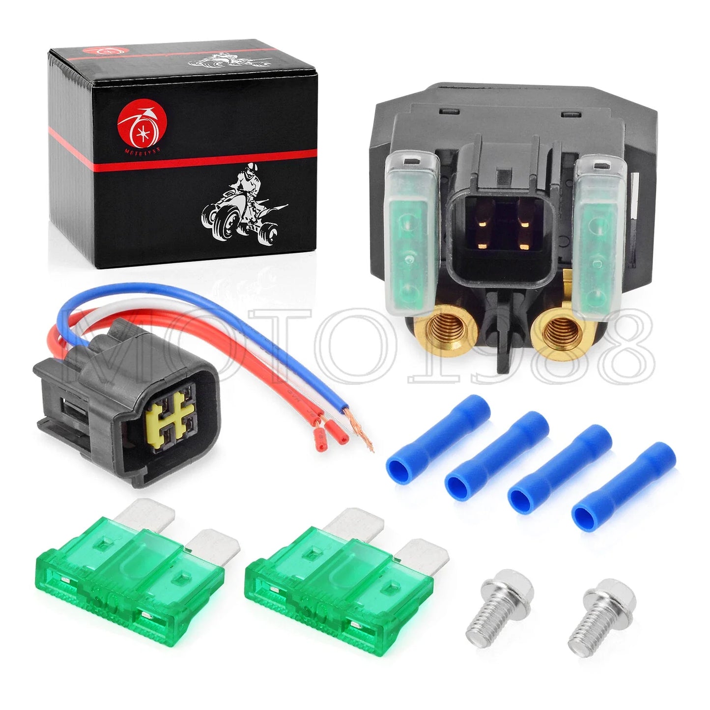 Starter Solenoid Relay M-B & Plug for Yamaha MT-10