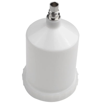Plastic Cup-Pot White 18.7x10.2cm Jet Connector for Sata Sprayer