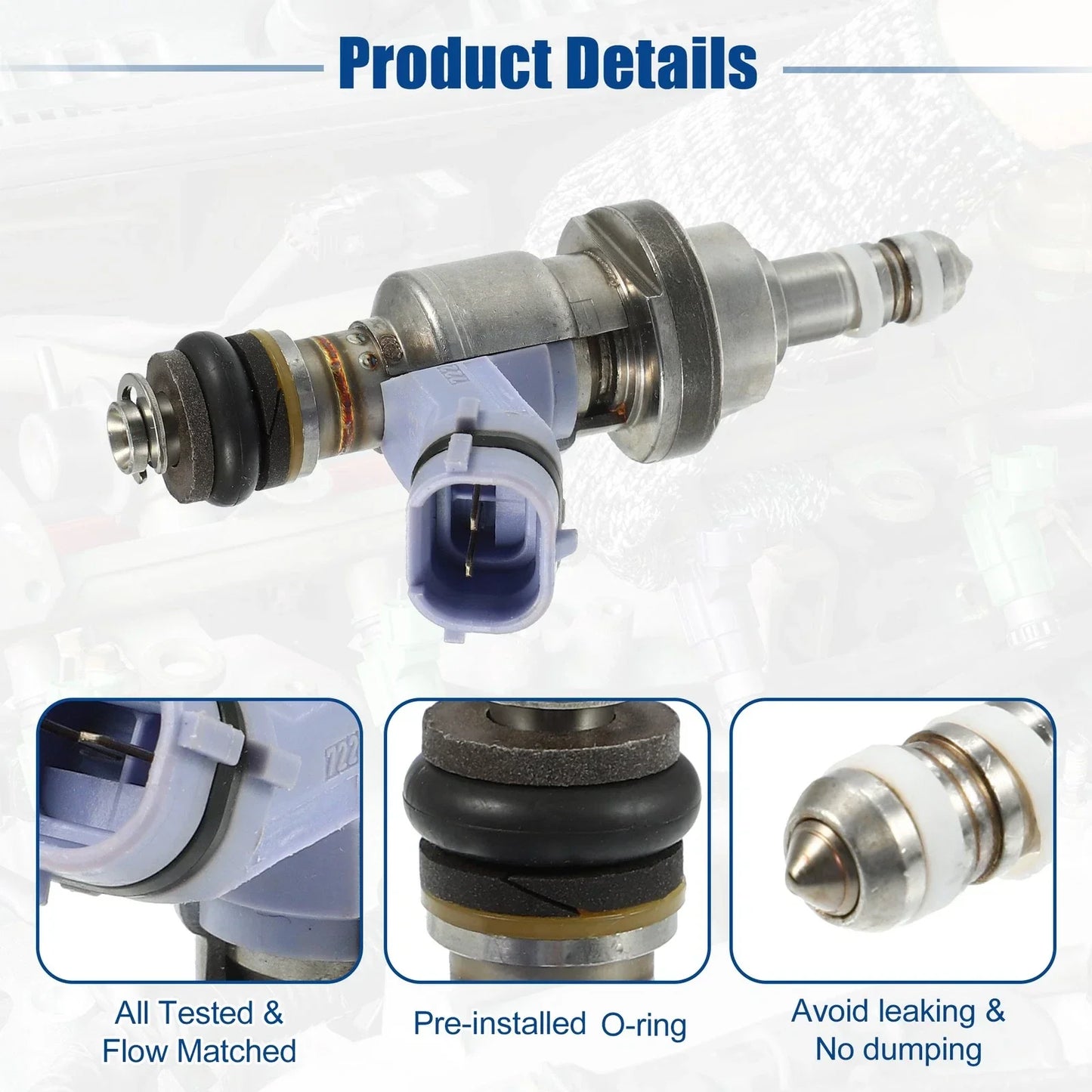 6 x Fuel Injector Nozzles for Lexus GS350 (2007-2015)