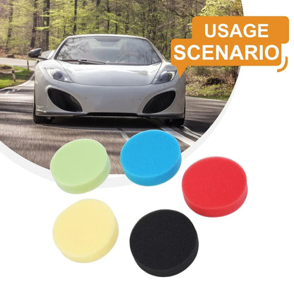 5 Pieces Sponge Polishing Waxing Buffing Pad Set for Auto Car