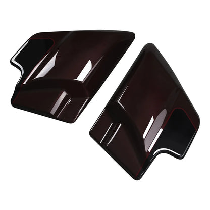 Battery Side Covers for Harley Touring 2009-2023 Midnight Crimson/Vivid Black
