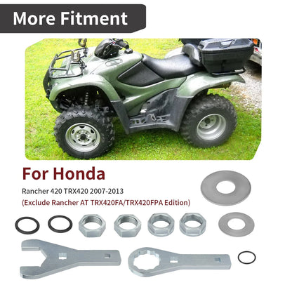 Axle Nut Wrench Tool Set for Honda Rancher (2007–2013)