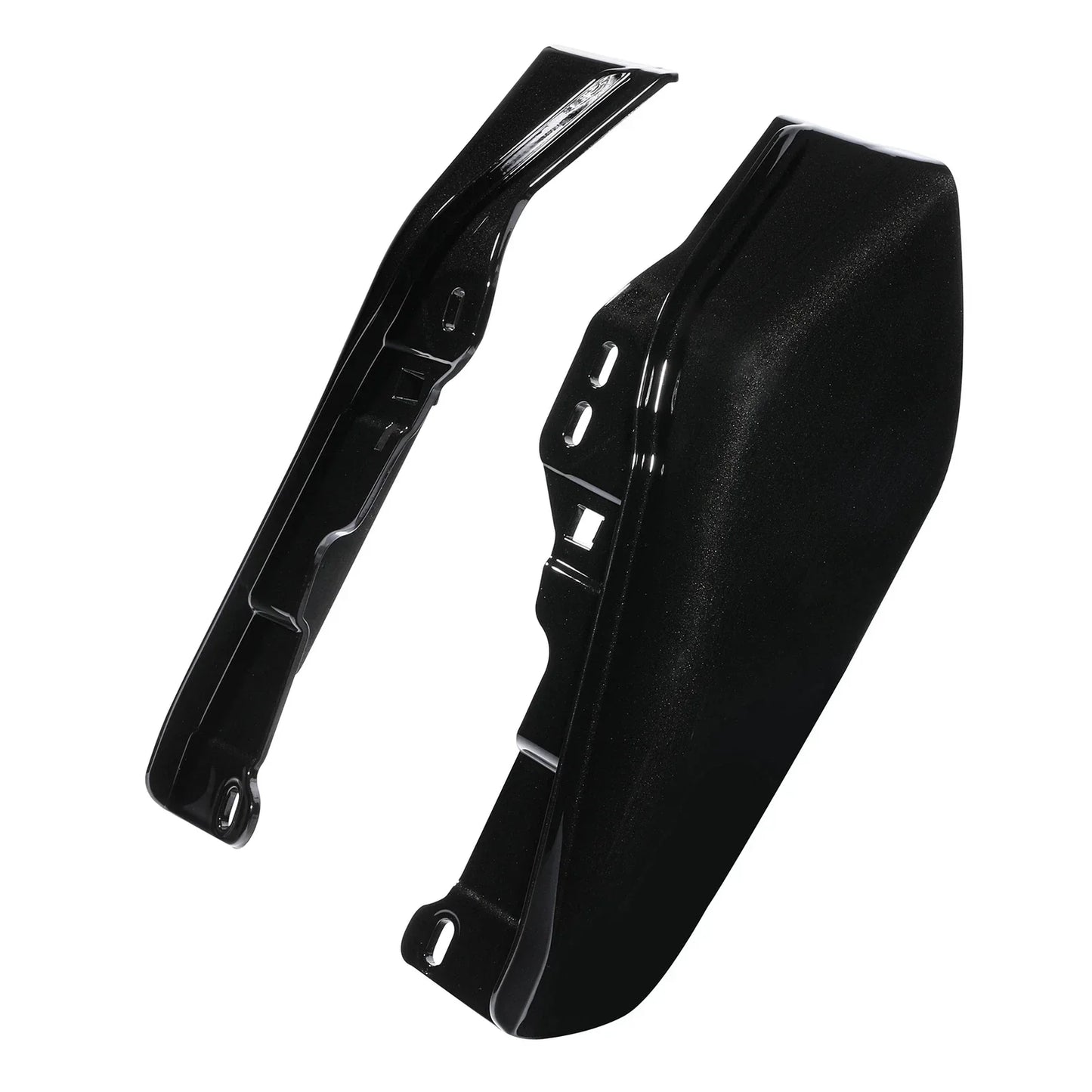 Mid-Frame Air Deflectors for Harley Road Glide (2018) - Black Vivid Black