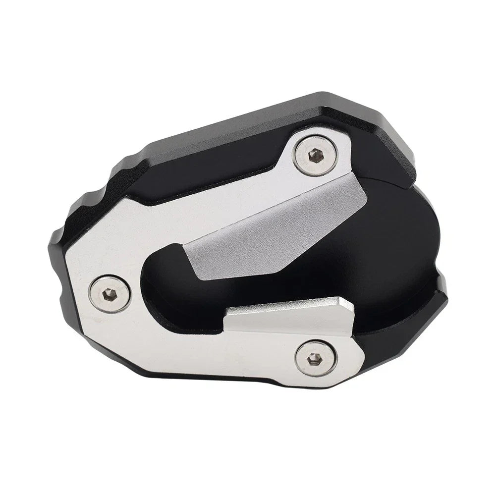 Black Foot Extension Side Stand Enlarger Plate for Tiger 900 RALLY GT (2020-2023)
