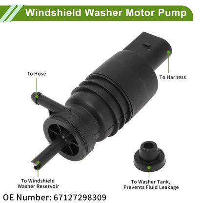 Windshield Washer Pump w/Grommet for BMW 228i