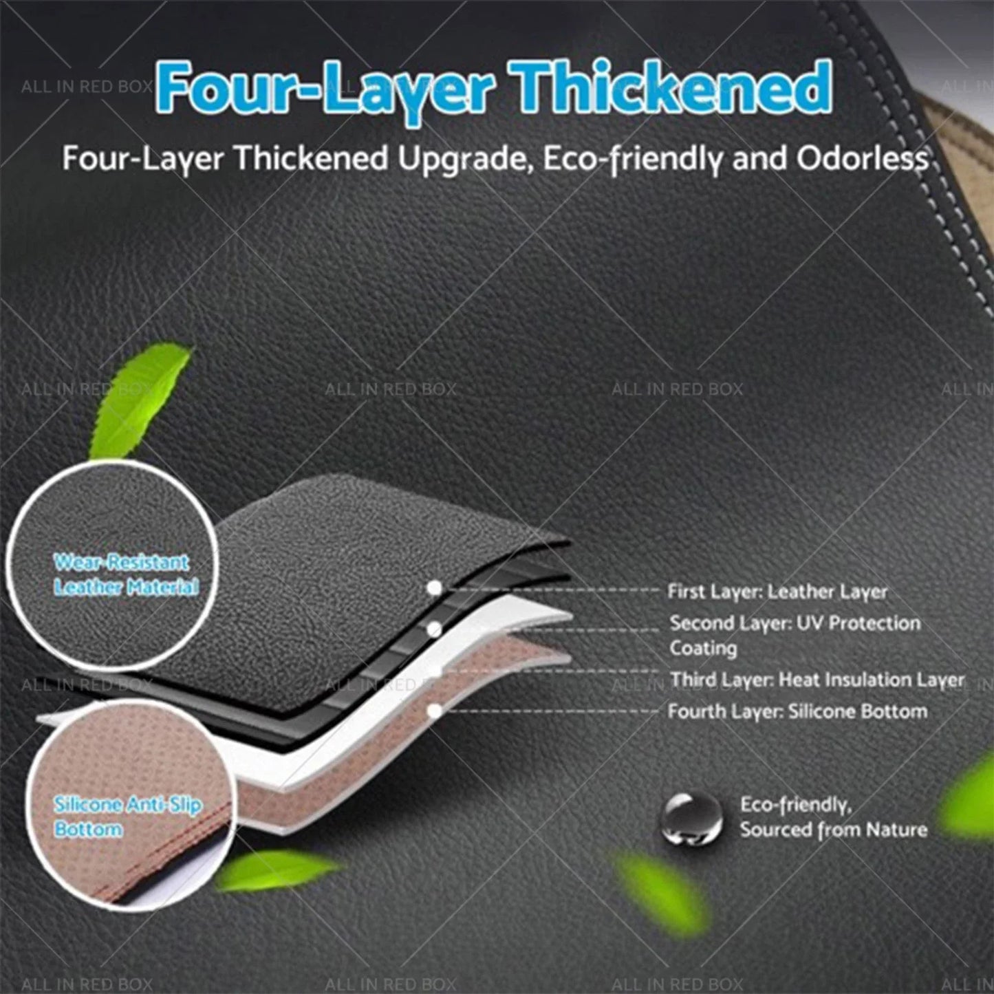 Dash Mat Microfiber Leather for LDV T60 Ute (2017-2024) Non-Slip
