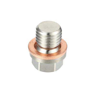 M12x1.5 Engine Oil Drain Plug Set with Washer for Mercedes-Benz