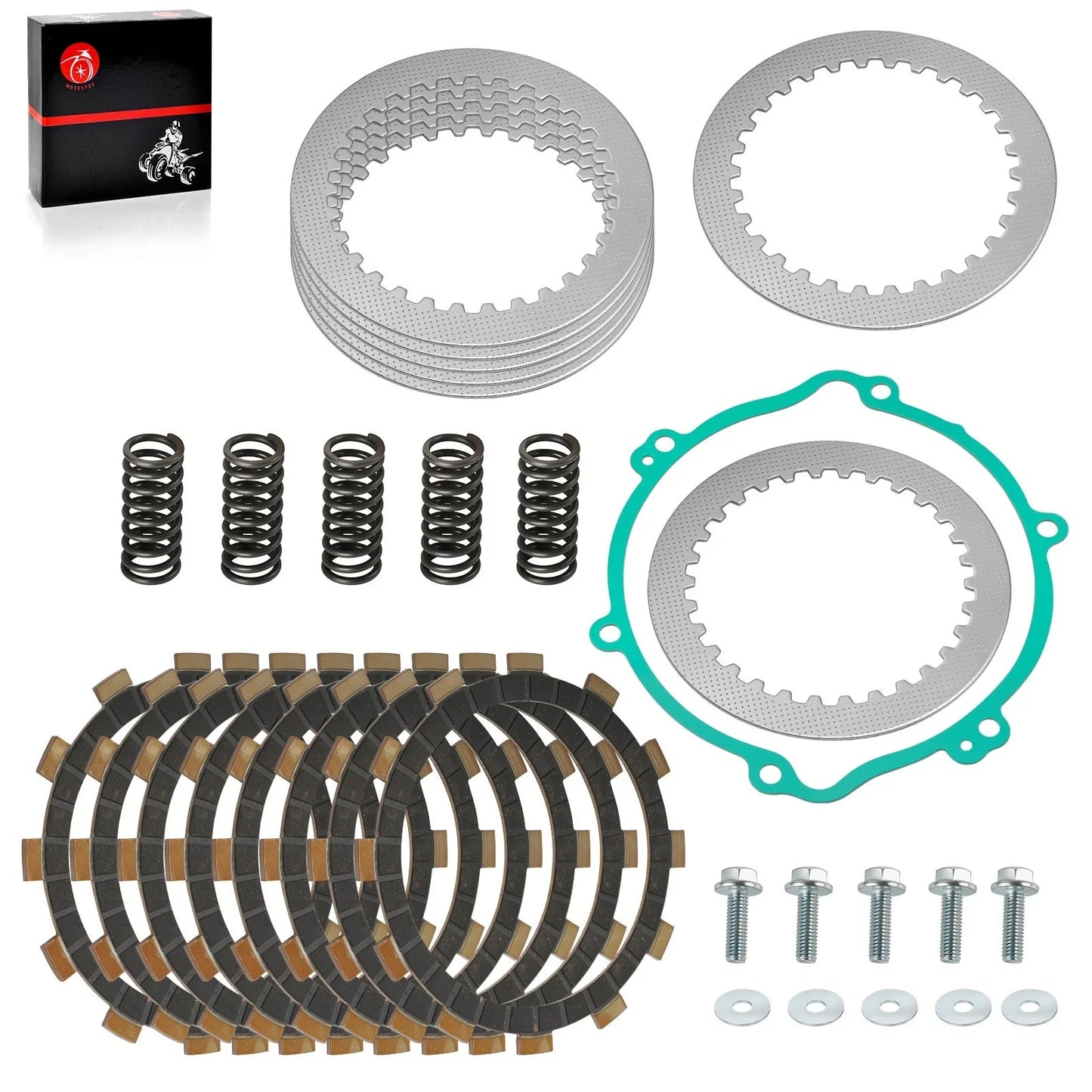 Clutch Friction Steel Plates Gasket for Yamaha YZ125 (1994–2004)