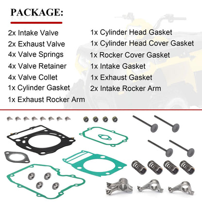 Rocker Arm & Head Valve Gasket Kit for Polaris Scrambler 500 (1997–2012)