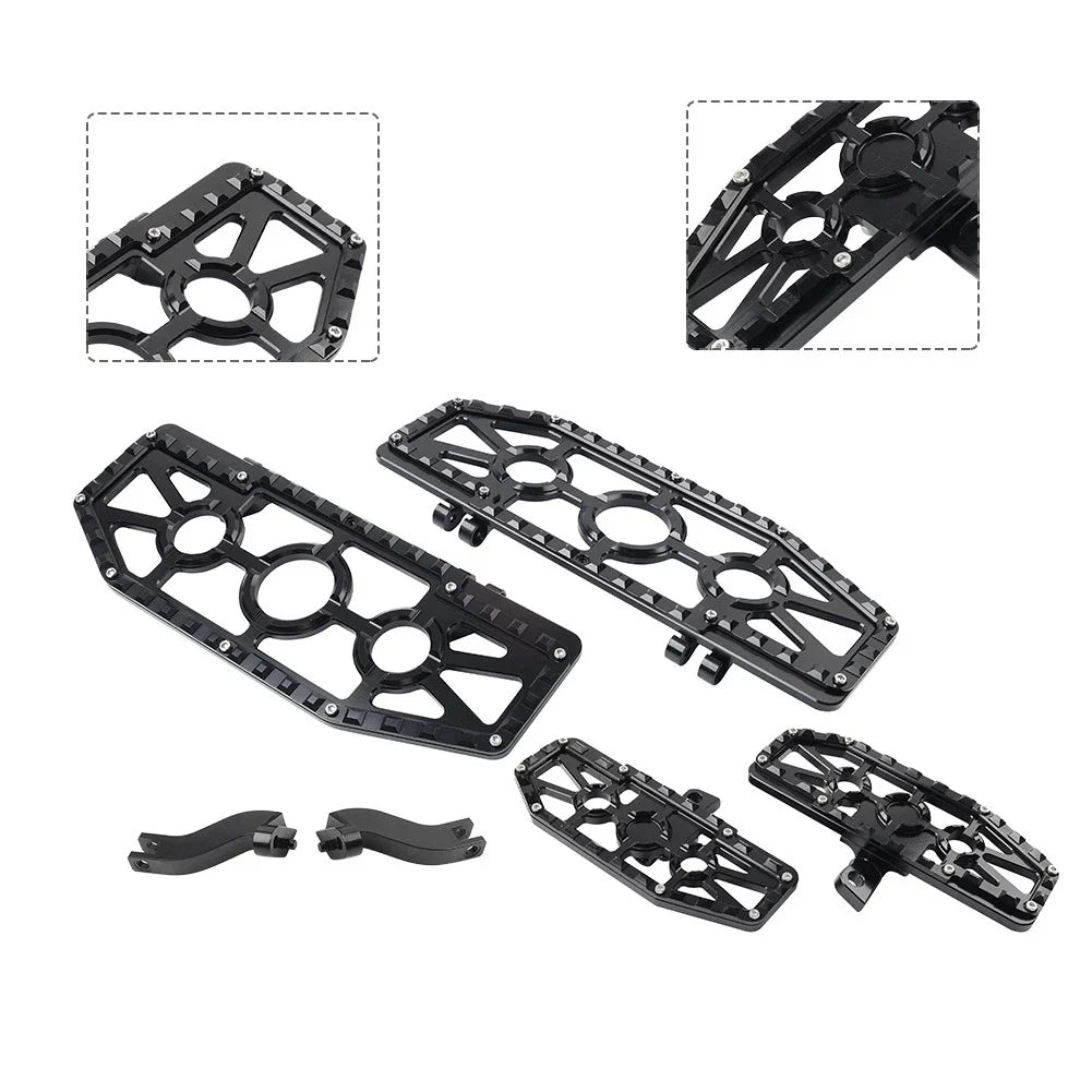 Alu Front Floorboard & Rear Foot Pegs with Mounts for Harley Touring (1993-2023)